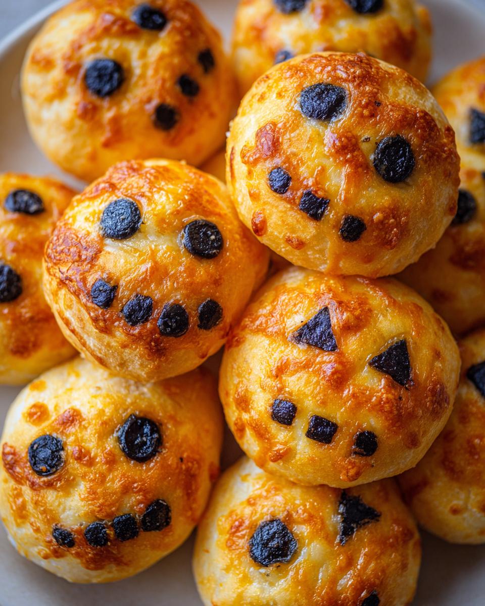 Stuffed Crust Pizza Bites for Halloween - detail 3