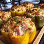 Stuffed Peppers with Ham and Cream Cheese
