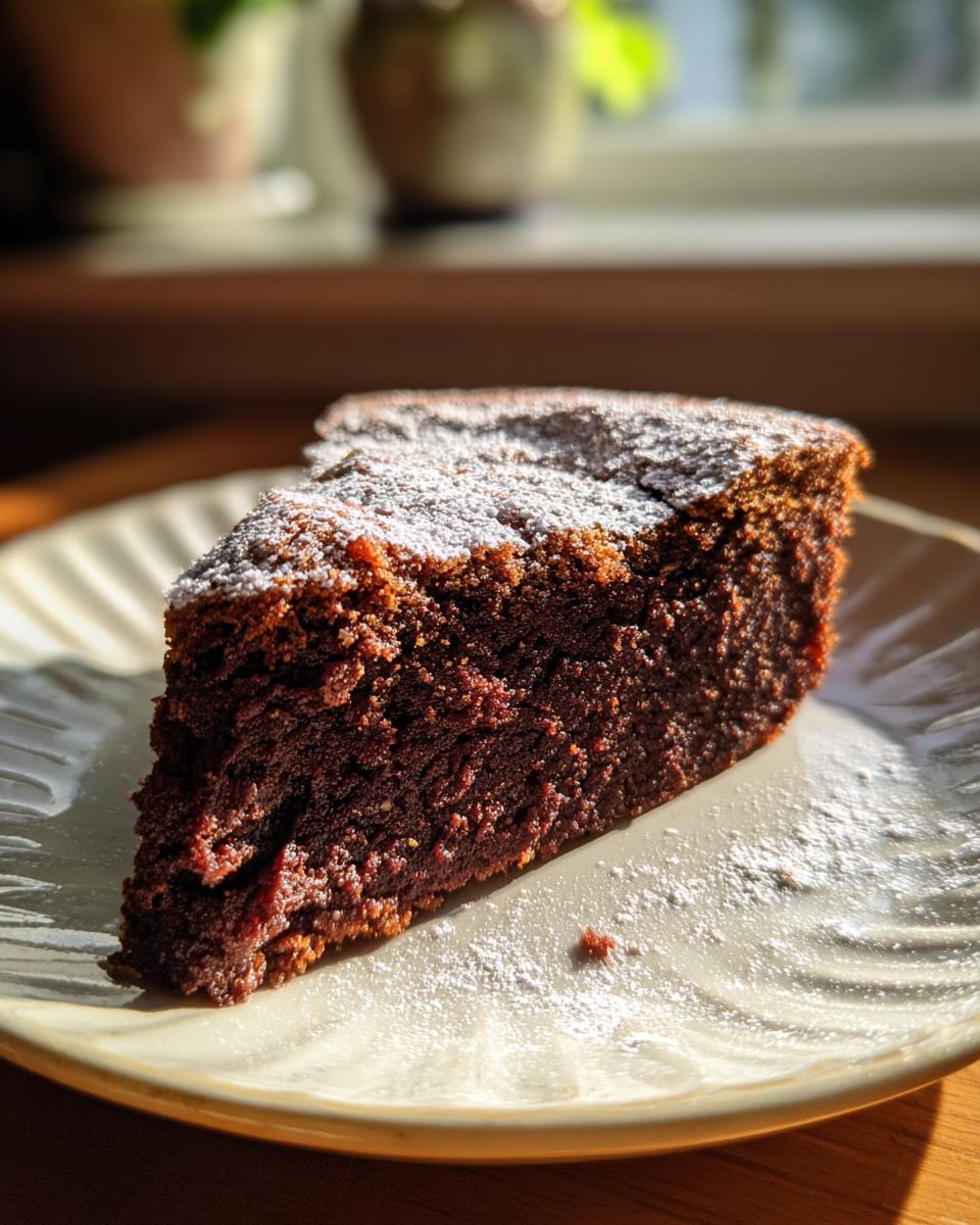 Sugar-Free Chocolate Zucchini Cake for Christmas - detail 1