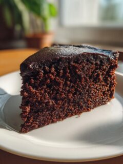 Sugar-Free Chocolate Zucchini Cake for Christmas