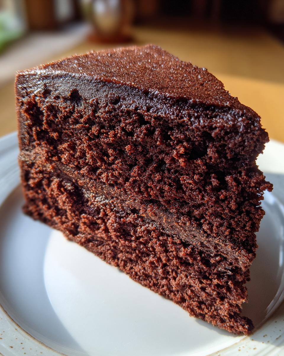 Sugar-Free Chocolate Zucchini Cake for Christmas - detail 3