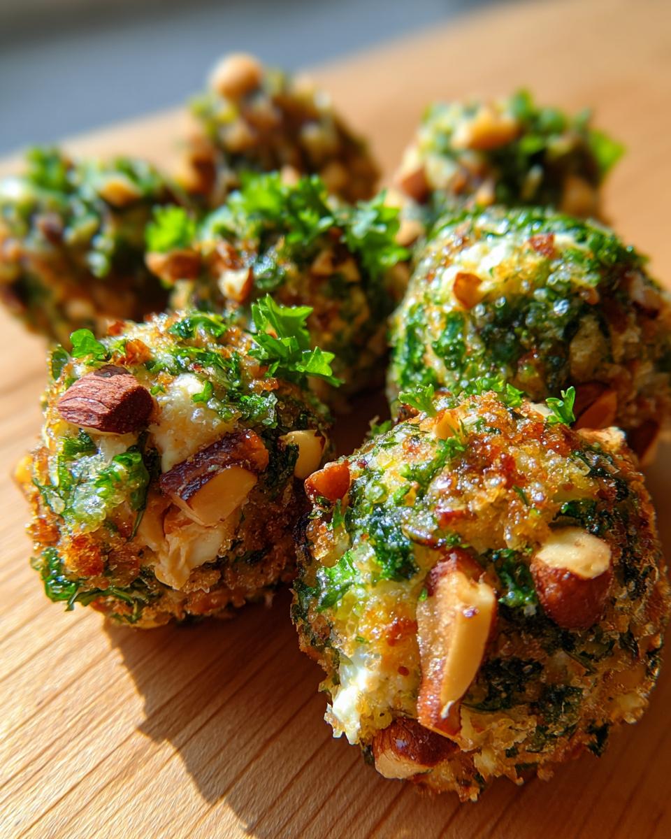 Surimi and Cream Cheese Appetizer Balls for Christmas - detail 2