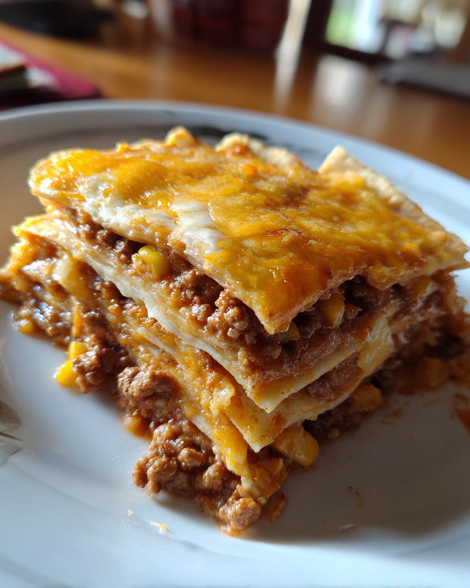 Taco Lasagna for Halloween, Thanksgiving - detail 2