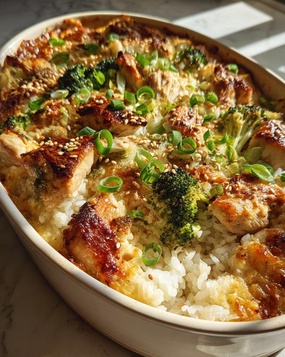 Teriyaki Chicken and Rice Casserole for Christmas - detail 1