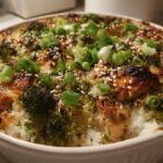 Teriyaki Chicken and Rice Casserole for Christmas