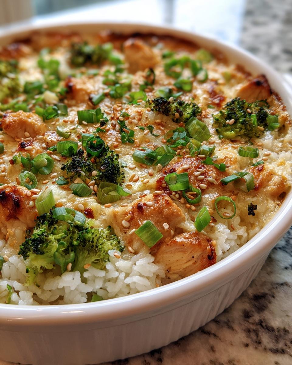 Teriyaki Chicken and Rice Casserole for Christmas - detail 2