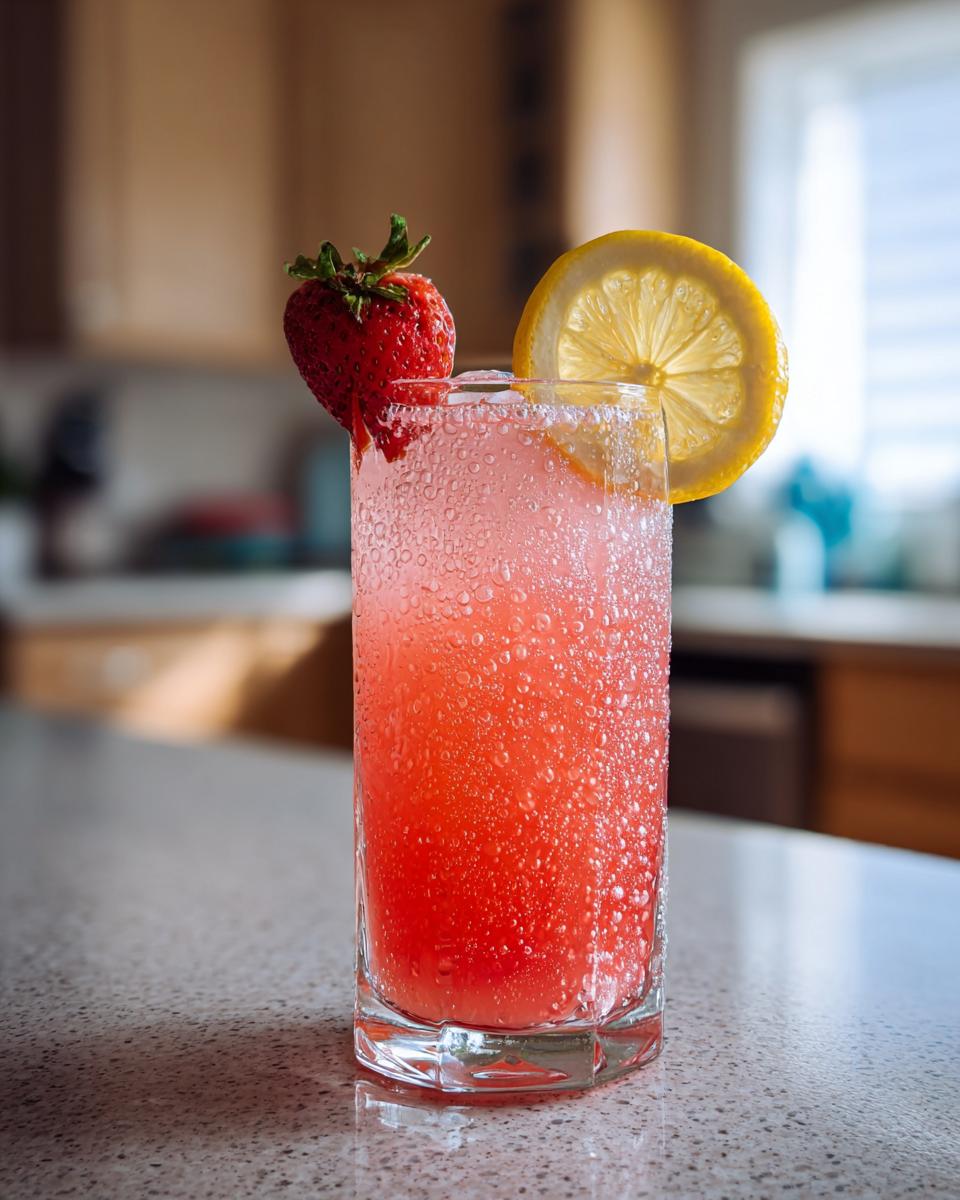 3-Ingredient Strawberry Lemonade for Easter - detail 4