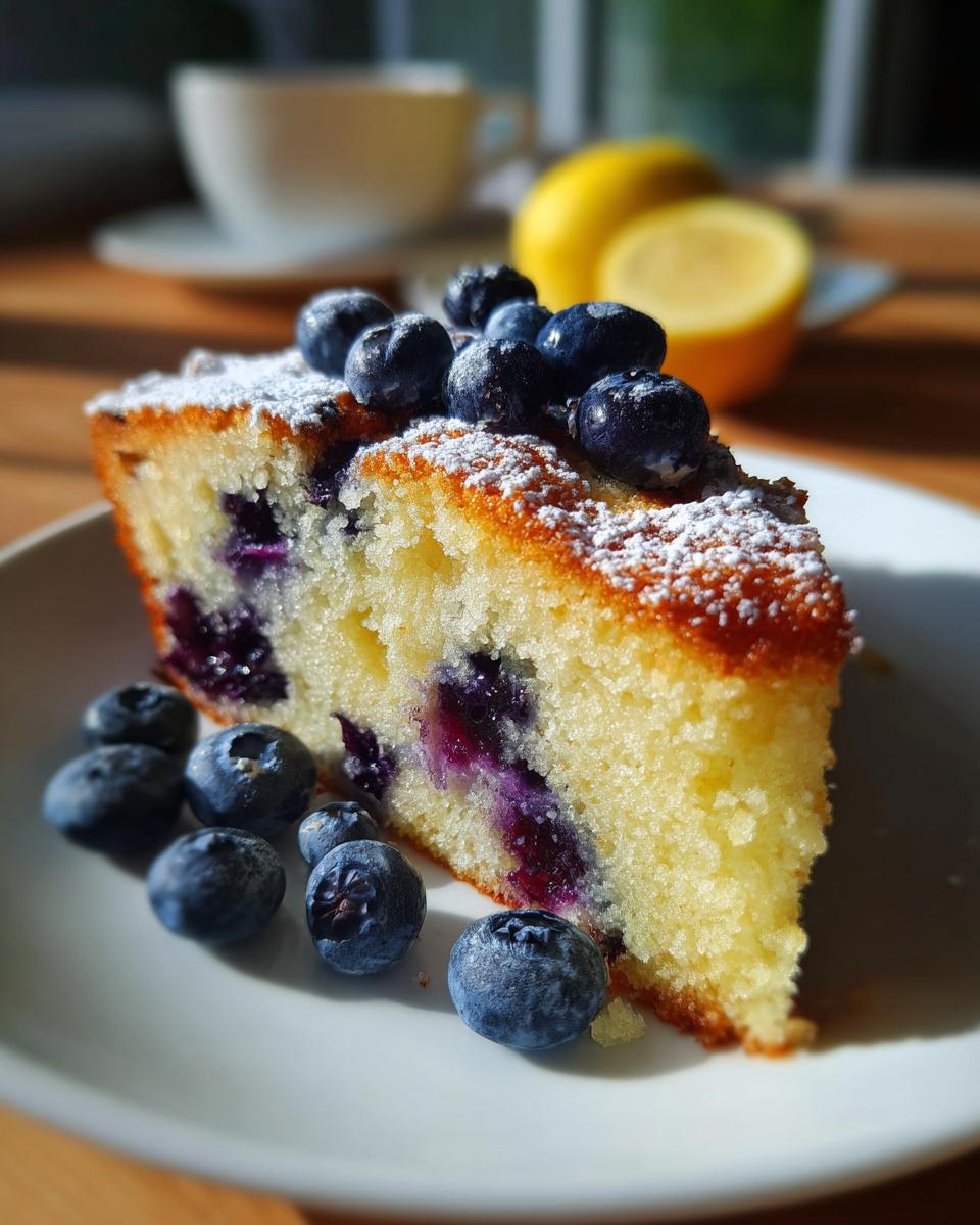 Blueberry Butter Cake - detail 3