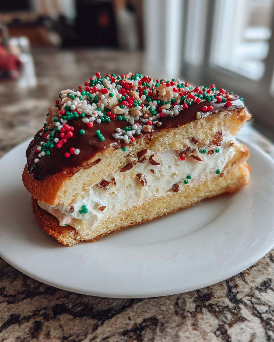 Boston Cream Pie for Christmas - detail 2