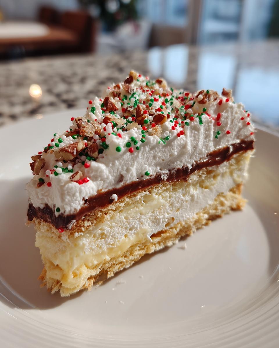 Boston Cream Pie for Christmas - detail 3