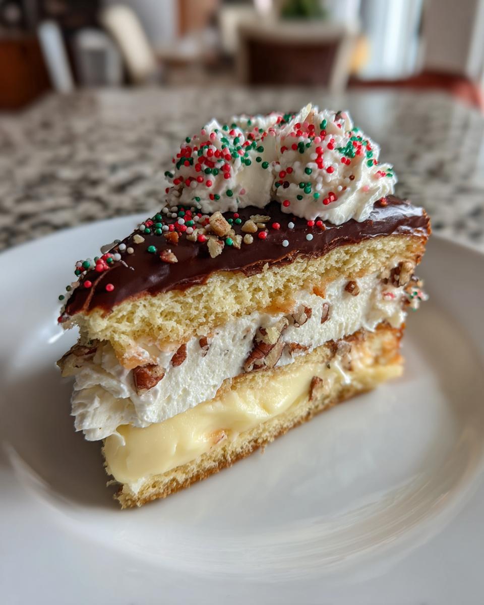 Boston Cream Pie for Christmas - detail 4