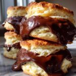 Buttermilk Biscuits with Chocolate Gravy for Christmas, Thanksgiving
