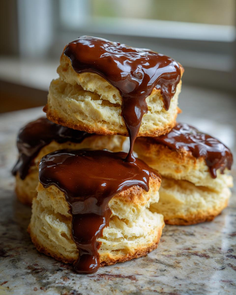 Buttermilk Biscuits with Chocolate Gravy for Christmas, Thanksgiving - detail 2