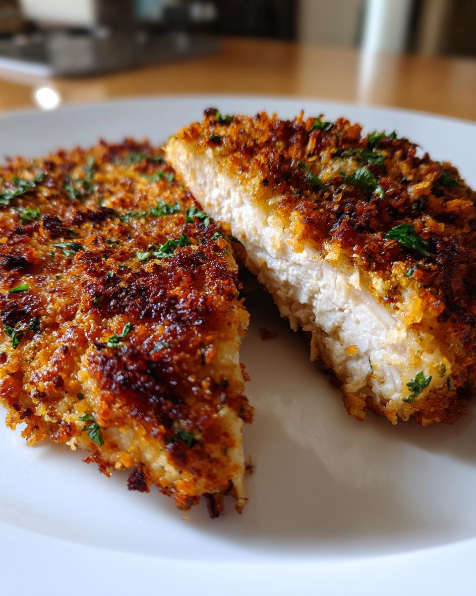 Copycat Longhorn Parmesan Crusted Chicken for Christmas - detail 1