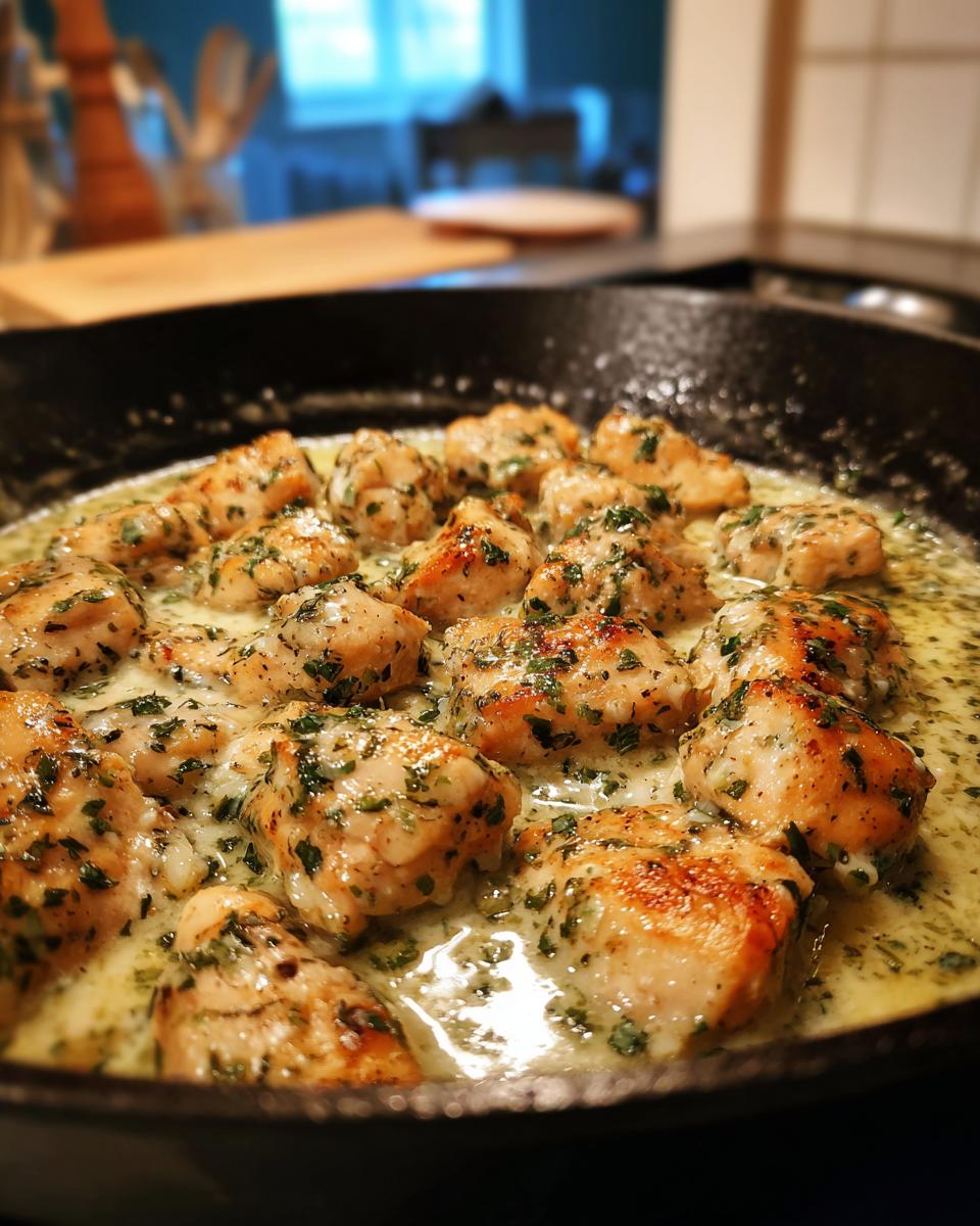 Creamy Boursin Garlic Herb Chicken Skillet for Christmas - detail 4