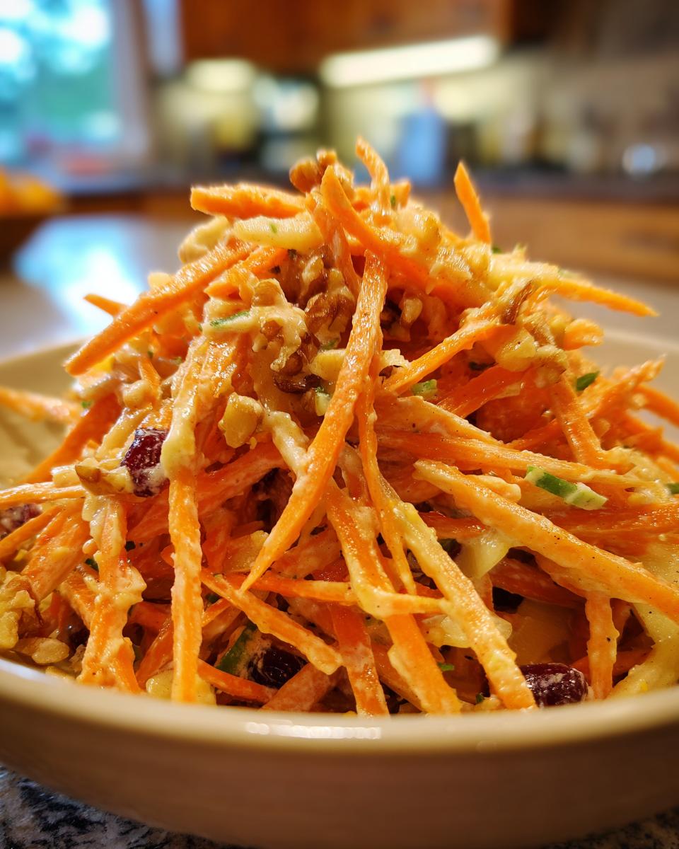 Crunchy Apple and Carrot Salad for Thanksgiving - detail 1
