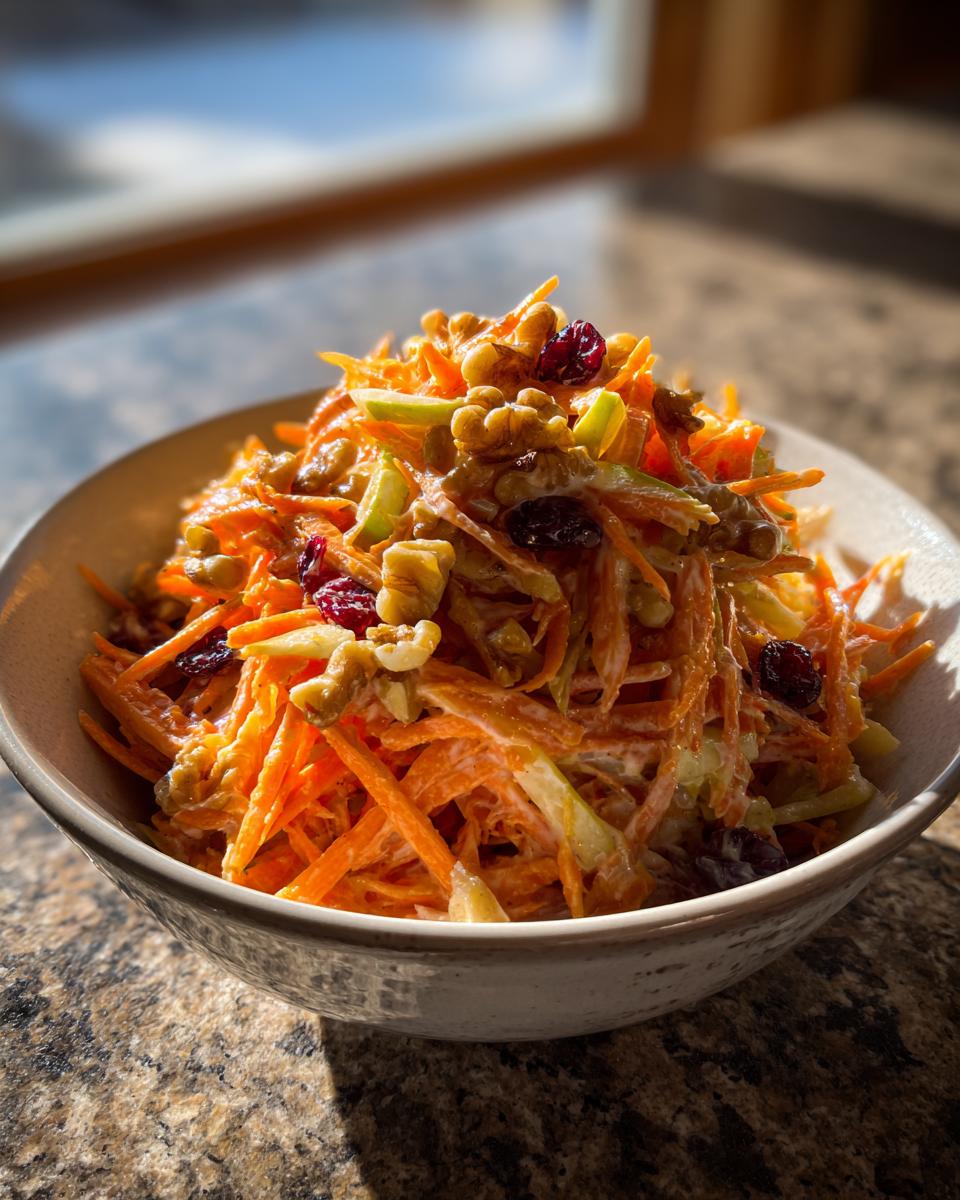 Crunchy Apple and Carrot Salad for Thanksgiving - detail 3