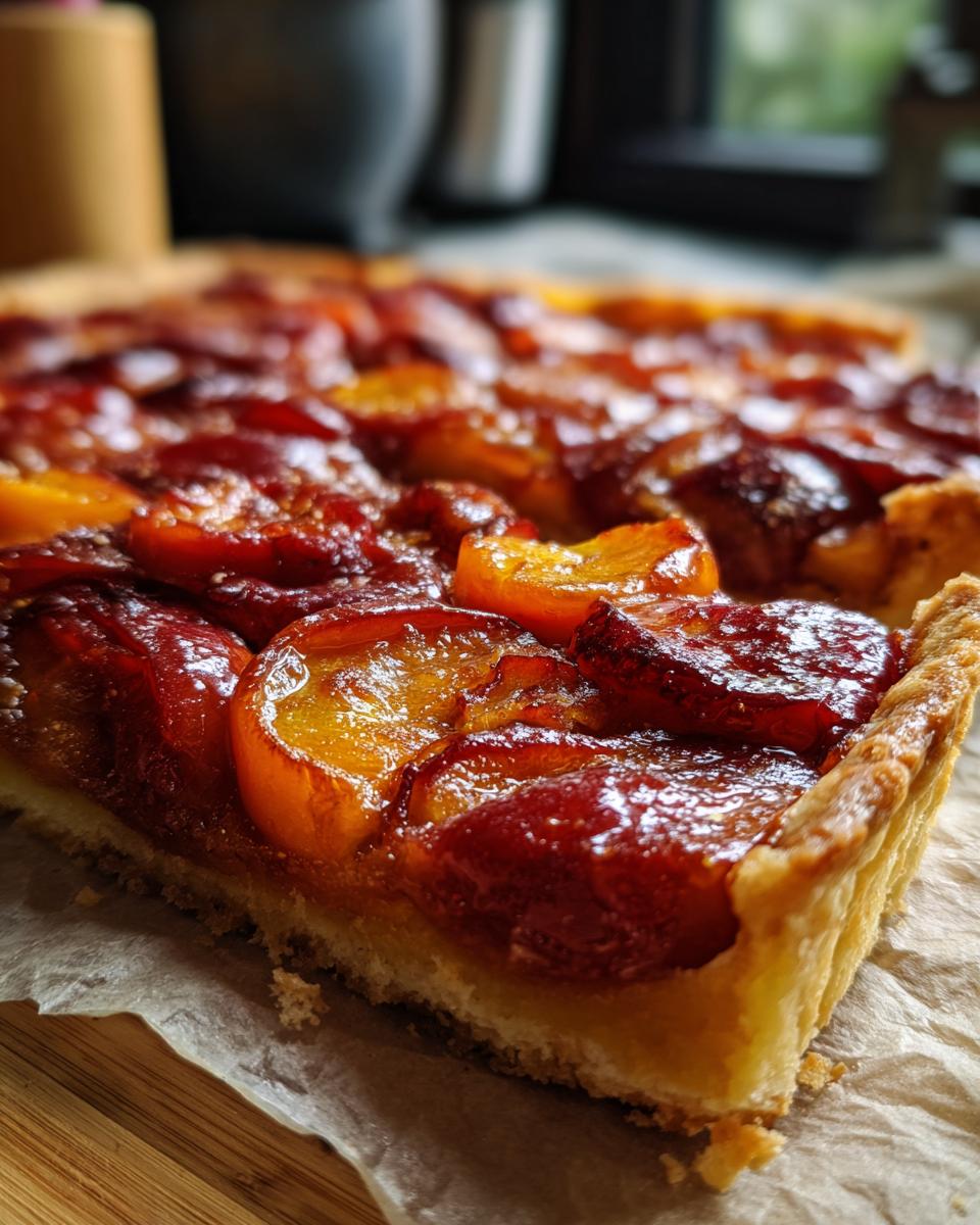 Flamande Plum Tart for Easter, Christmas - detail 3