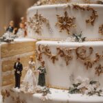 Four Generations Wedding Photo Cake for Christmas