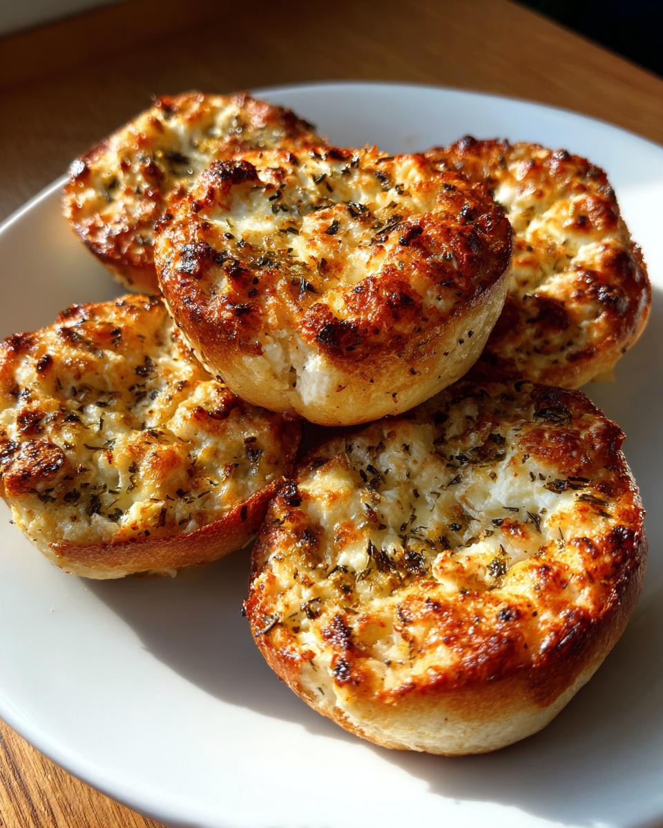 Garlic & Herb Cottage Cheese Bagel Bites for Christmas - detail 2