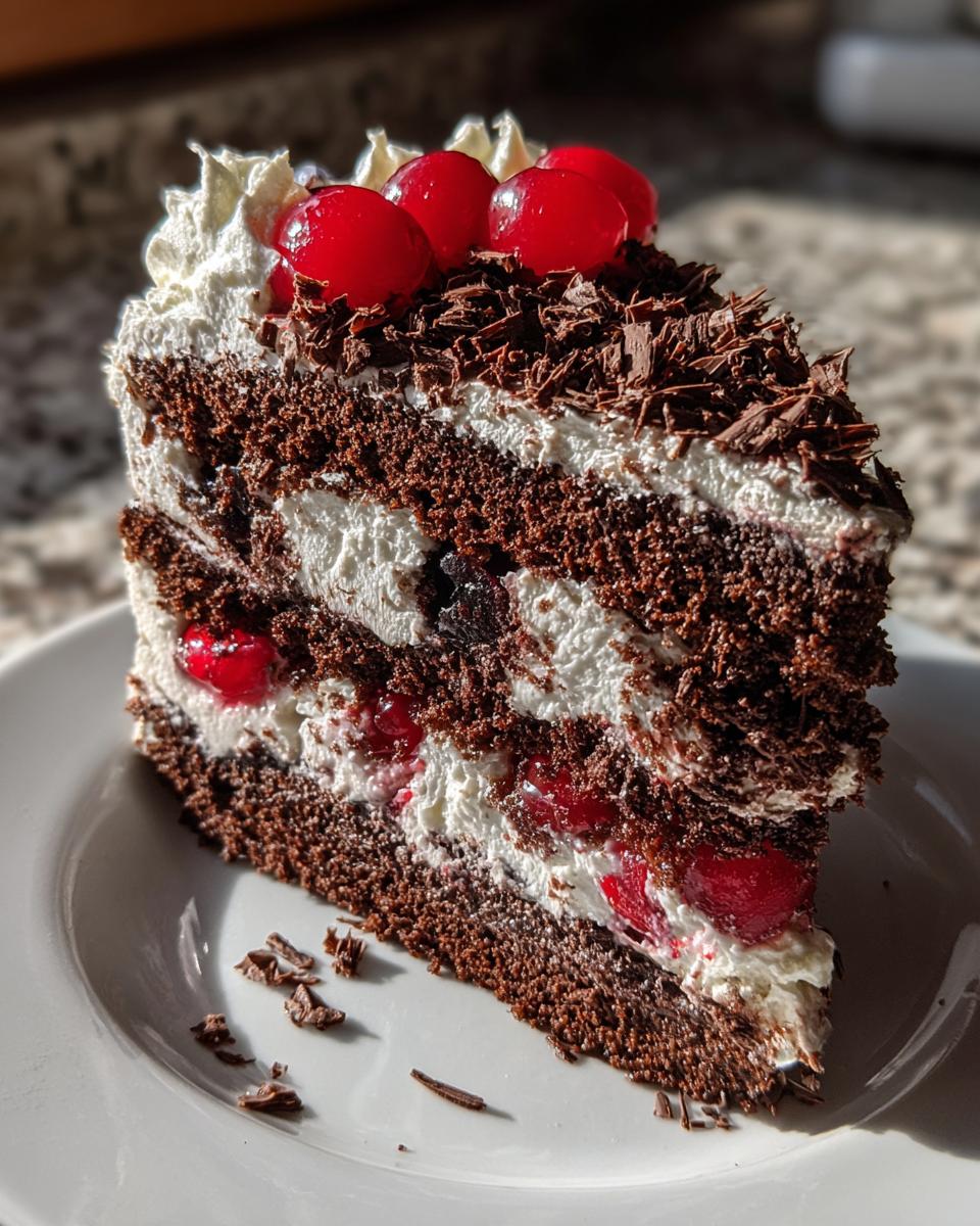 German Black Forest Cake for Christmas - detail 2