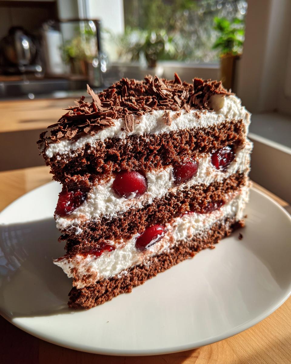 German Black Forest Cake for Christmas - detail 3
