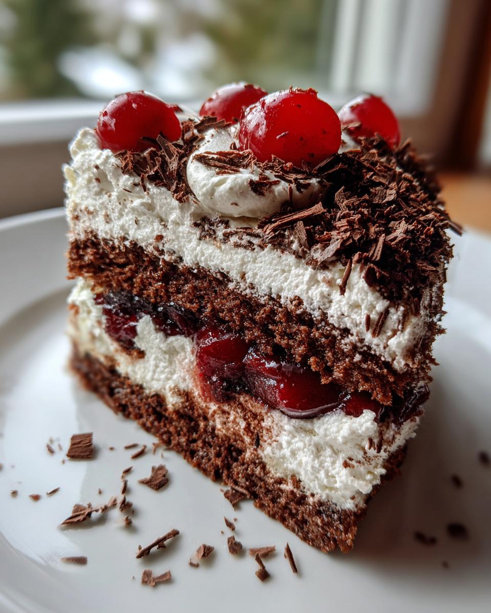 German Black Forest Cake for Christmas - detail 4
