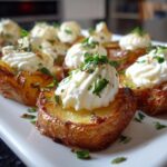 Greek Roasted Potatoes with Whipped Feta for Easter, Thanksgiving