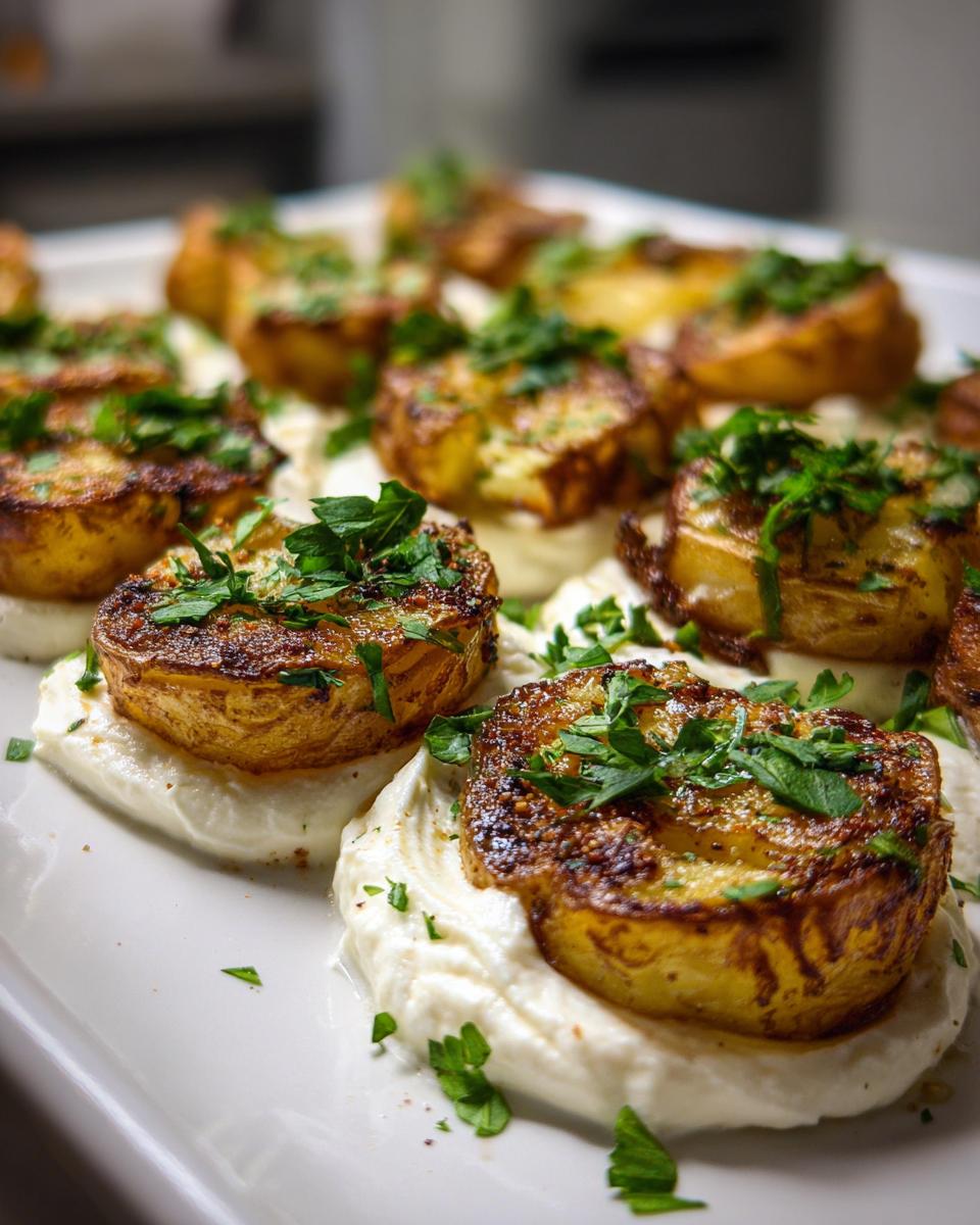 Greek Roasted Potatoes with Whipped Feta for Easter, Thanksgiving - detail 3
