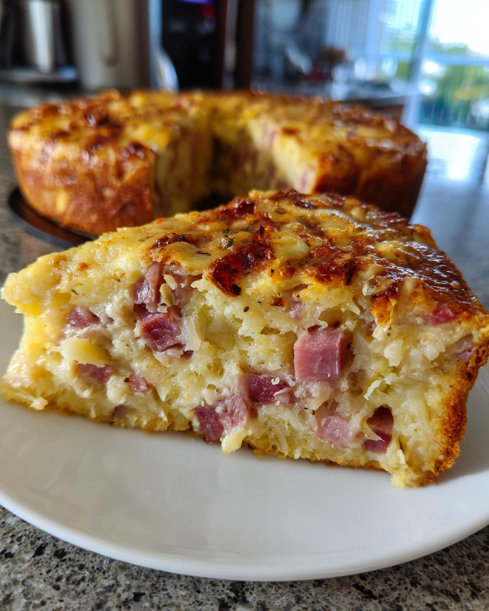 Ham and Gruyère Cake for Christmas - detail 1
