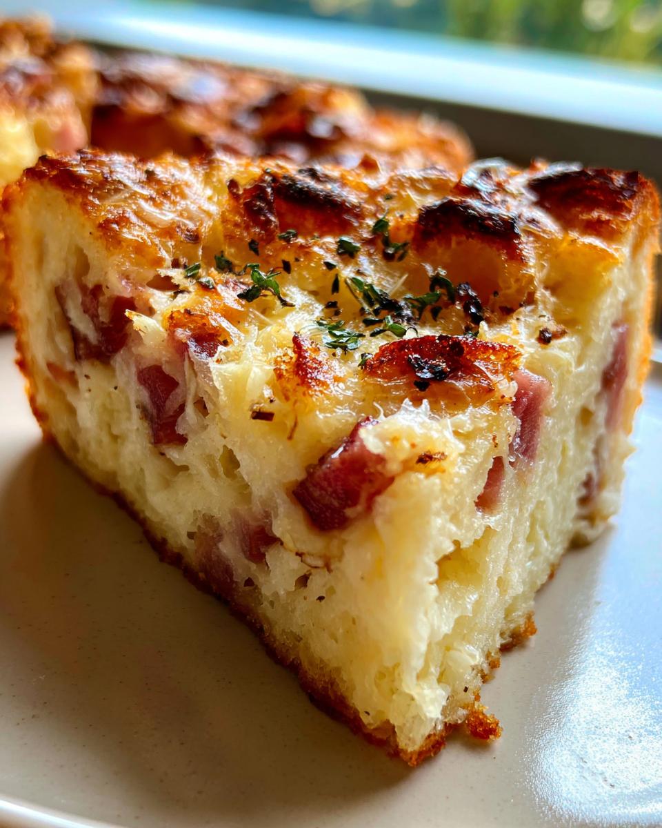 Ham and Gruyère Cake for Christmas - detail 2