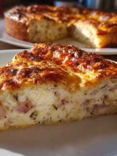 Ham and Gruyère Cake for Christmas