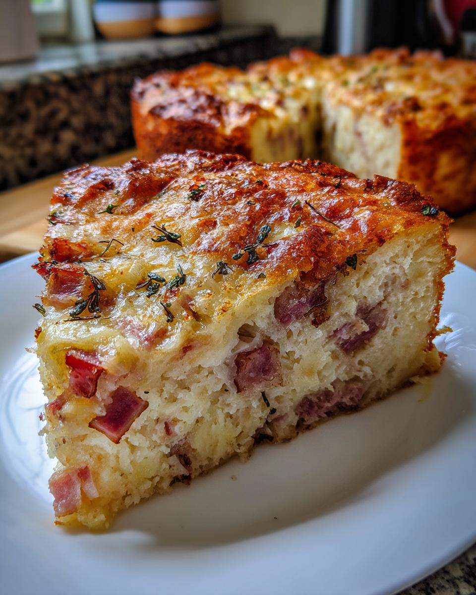 Ham and Gruyère Cake for Christmas - detail 3