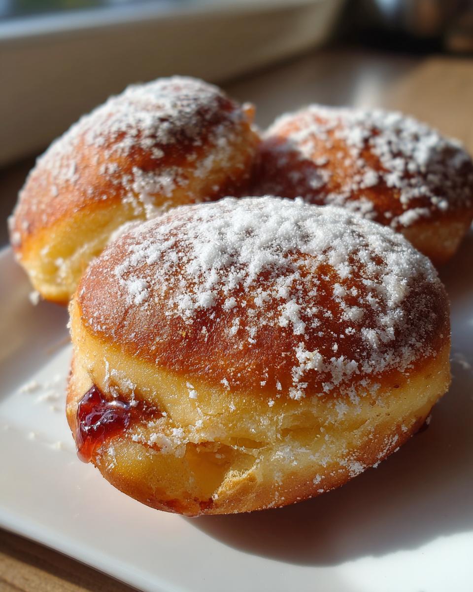 Homemade Polish Pączki for Christmas - detail 1