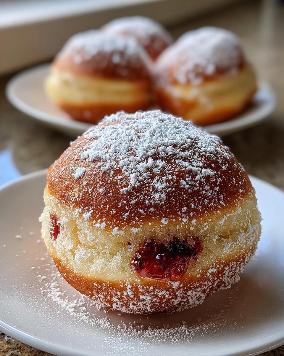 Homemade Polish Pączki for Christmas - detail 2