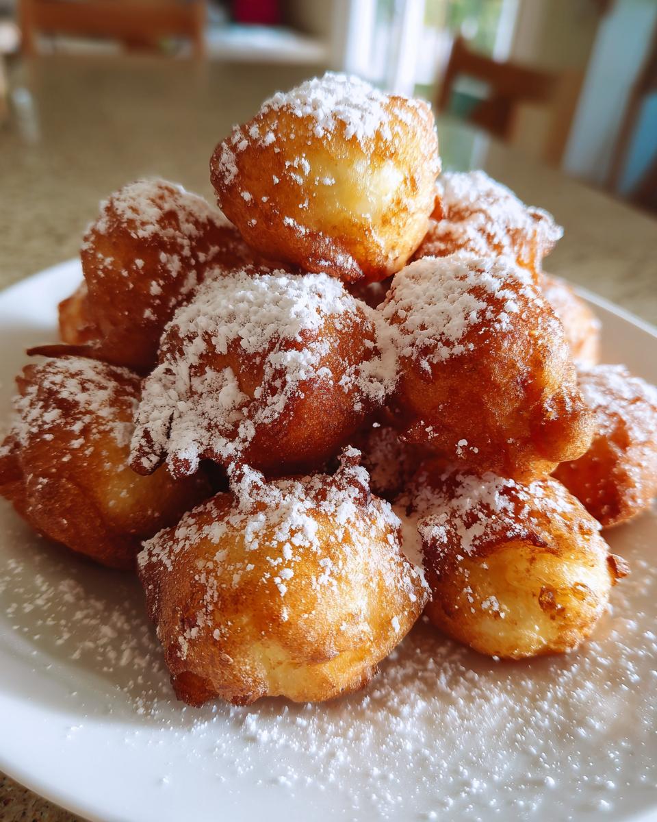 Irresistible Yogurt Fritters for Easter, Christmas - detail 1