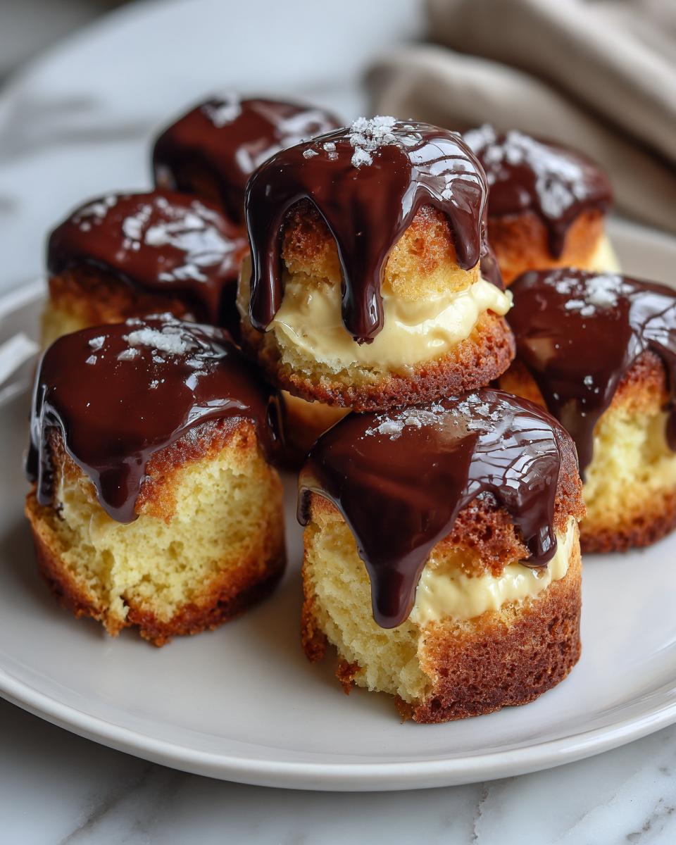 Keto Boston Cream Pie Bites for Christmas - detail 2