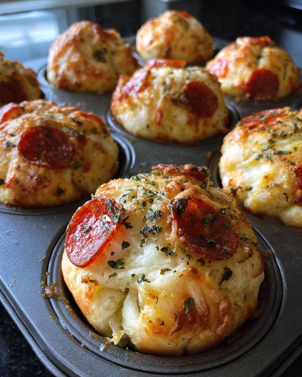 Mozzarella Pepperoni Pizza Bombs for Halloween, Christmas - detail 1