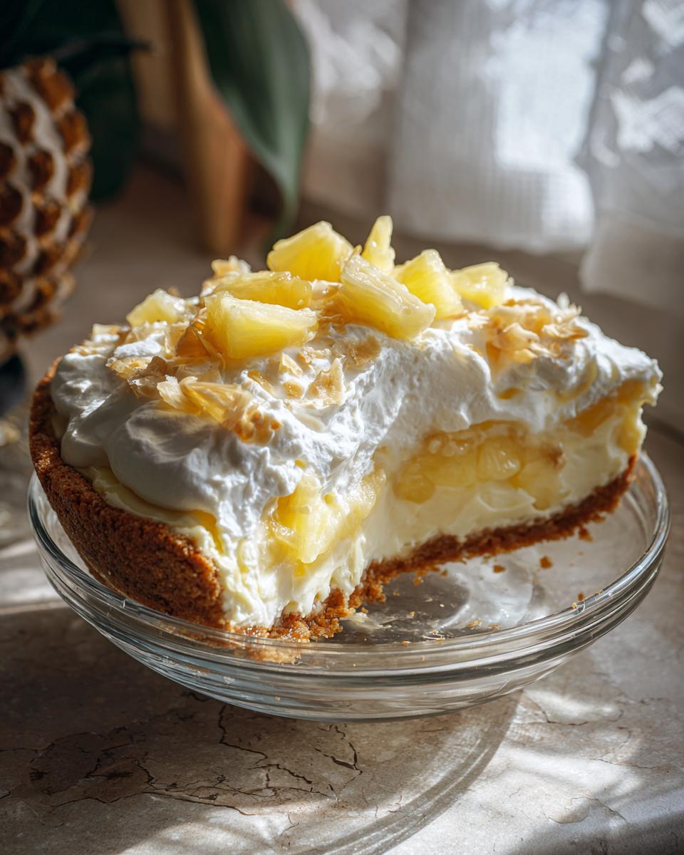 No-Bake Pineapple Cream Dessert for Christmas - detail 1