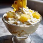 No-Bake Pineapple Cream Dessert for Christmas