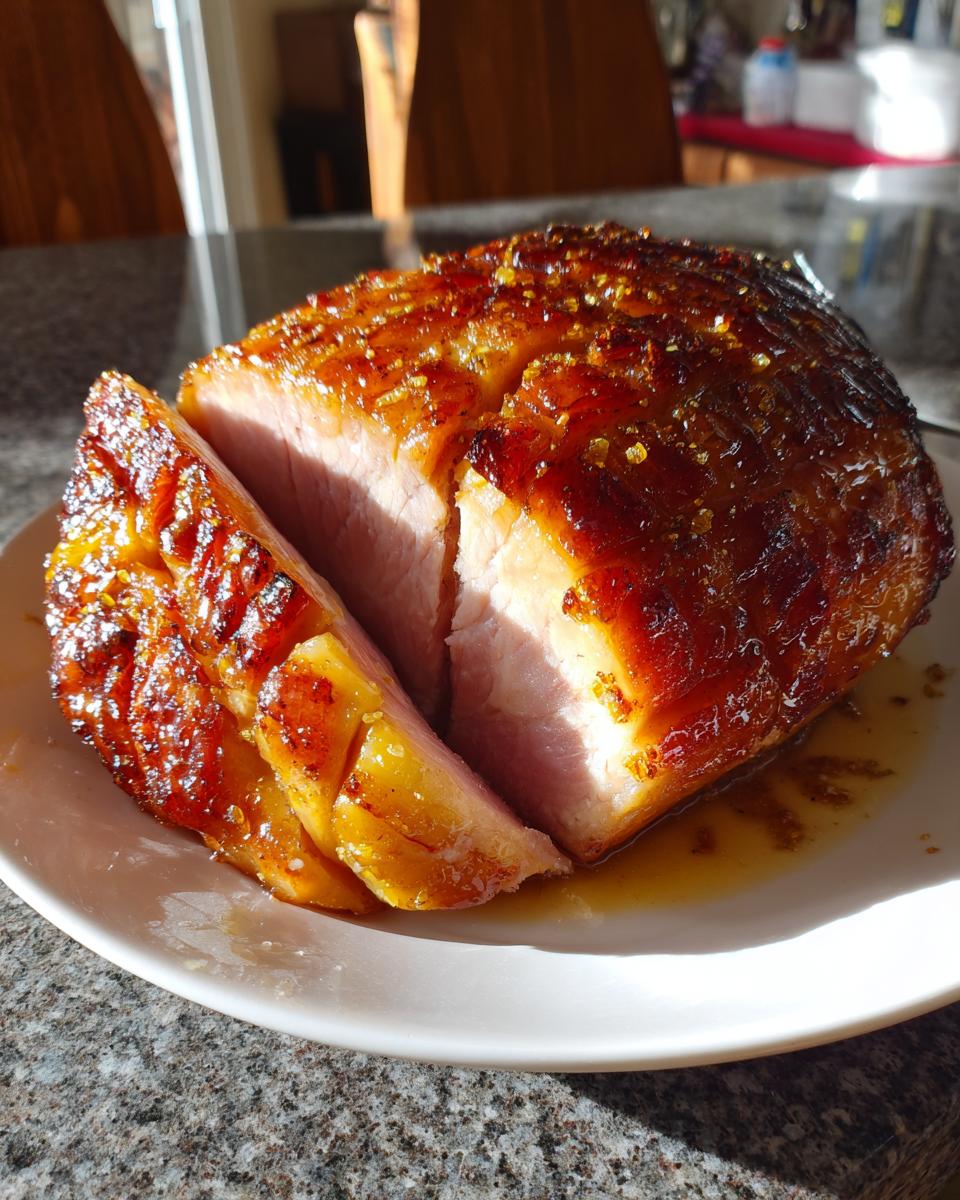 One Pan Brown Sugar Pineapple Ham for Christmas, Thanksgiving - detail 1