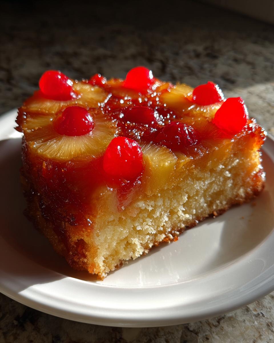 Pineapple Upside-Down Cake for Christmas - detail 1