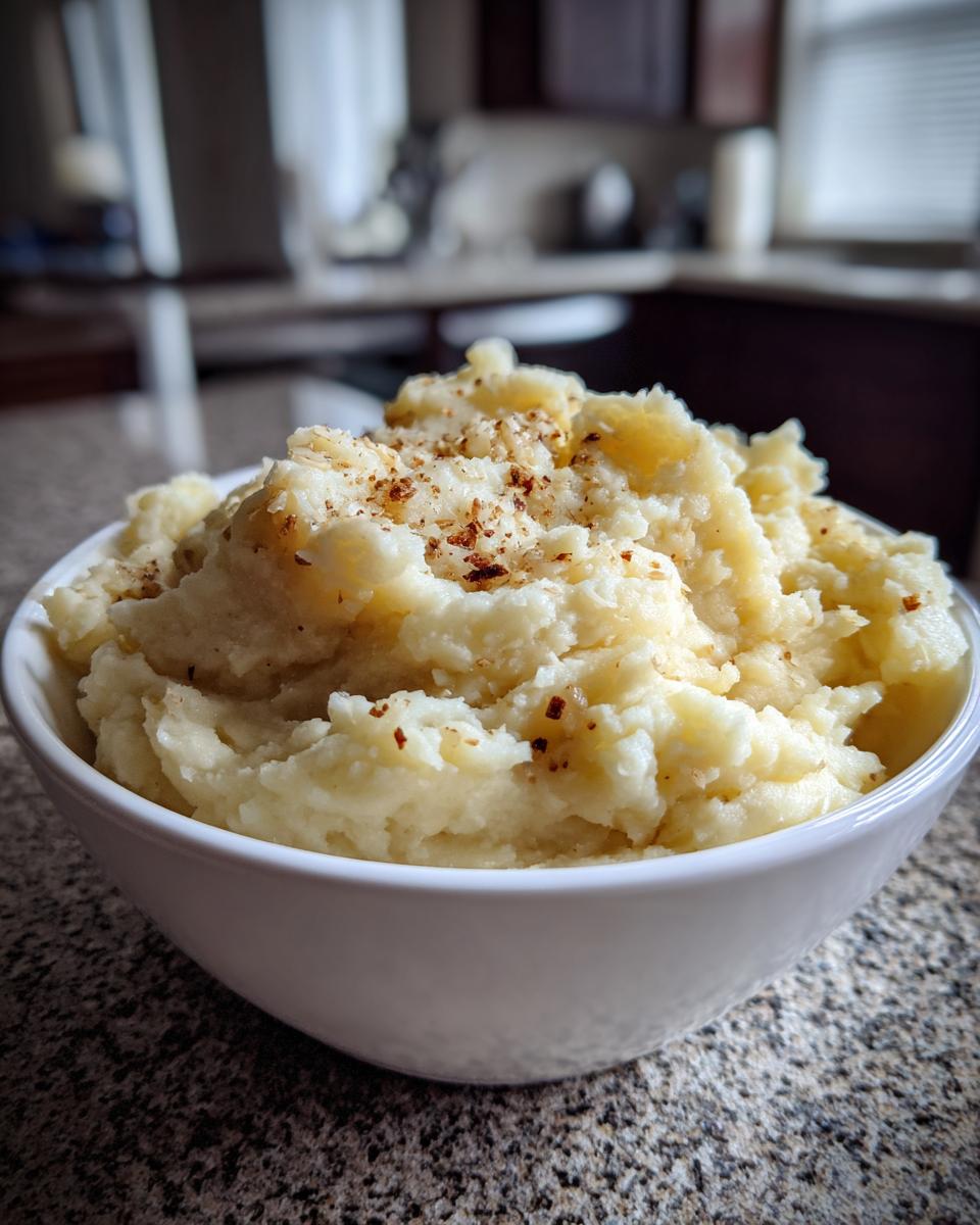 Roasted Garlic Mashed Potatoes for Thanksgiving, Christmas - detail 3
