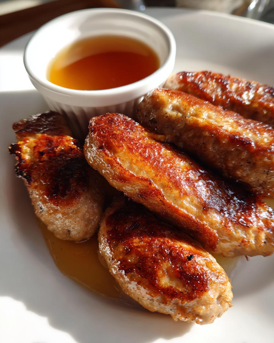 Sausage Dipped Pancakes for Christmas, Thanksgiving - detail 2