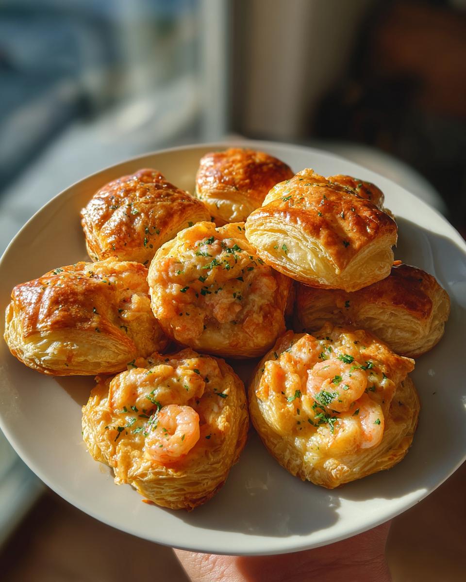 Shrimp Puff Pastry Treats for Christmas - detail 3