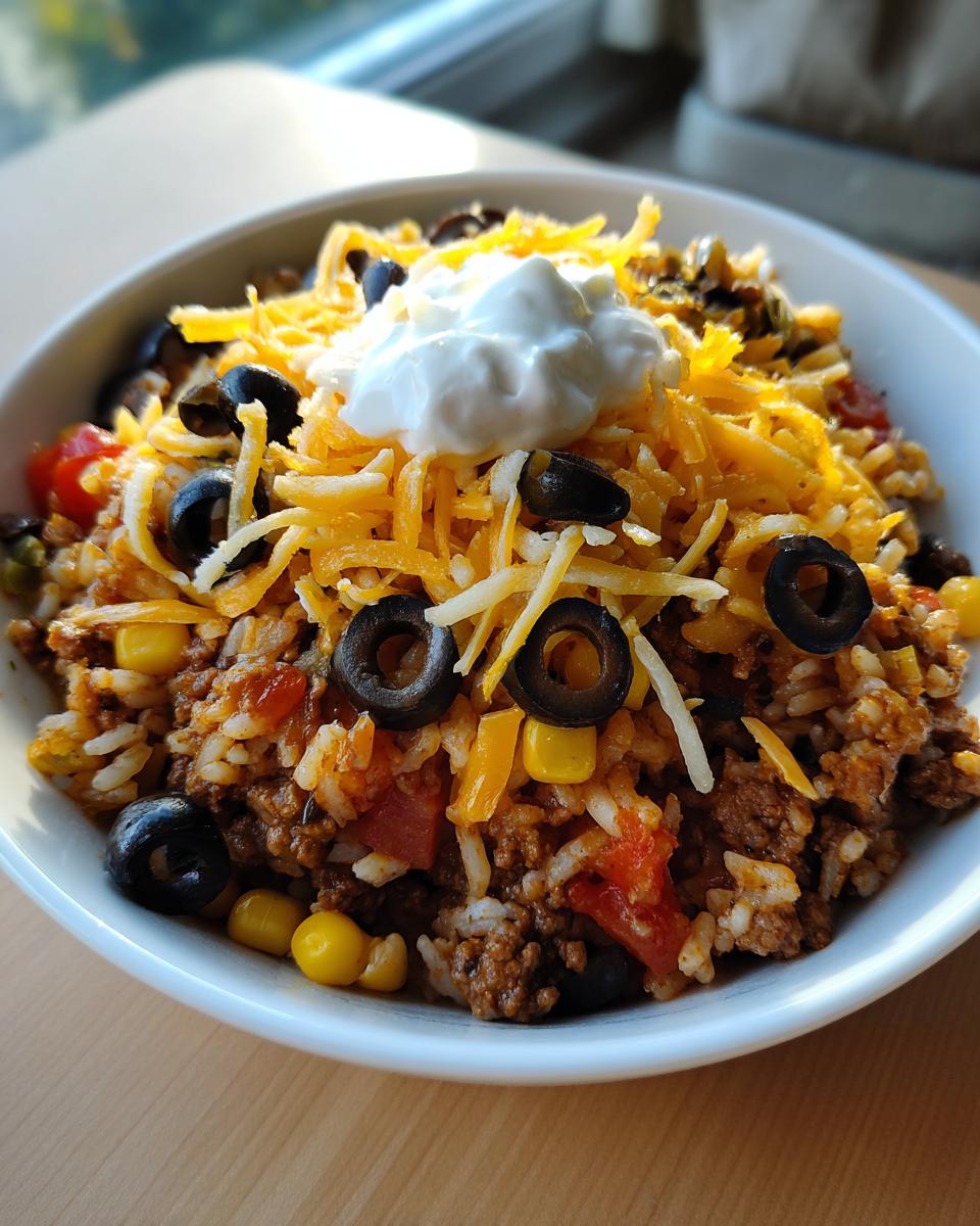 Taco Rice Bowl for Halloween - detail 2