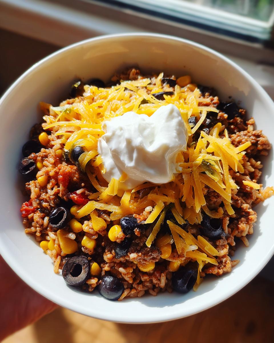 Taco Rice Bowl for Halloween - detail 3