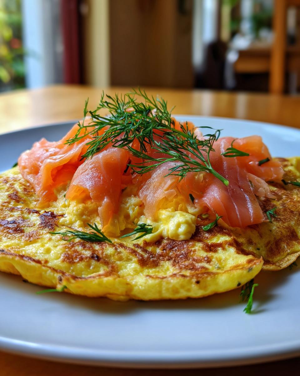 Zucchini Tortillas with Scrambled Eggs and Smoked Salmon for Easter - detail 3