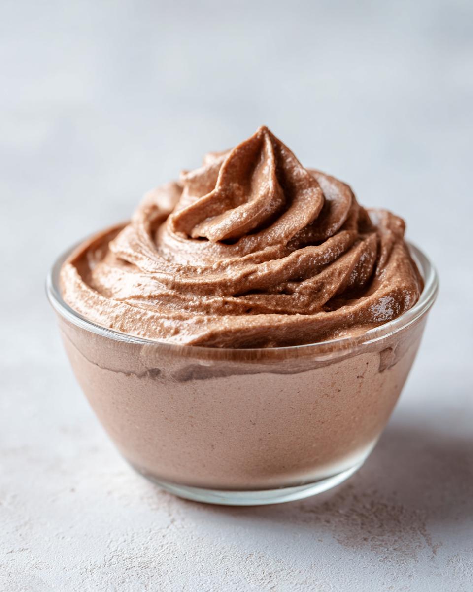 A bowl of creamy chocolate frozen banana whip, a guilt-free treat from frozen banana recipes.